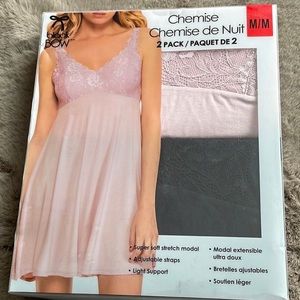 NWOT • Muted Dusty Rose Chemise Nightgown